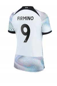 Liverpool Roberto Firmino #9 Voetbaltruitje Uit tenue Dames 2022-23 Korte Mouw